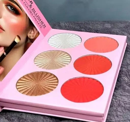 4in1 Book-Stylee Foldable Makeup Eyeshadow Palette Set | Portable& Long Lasting Eyeshadow Makeup Pallette