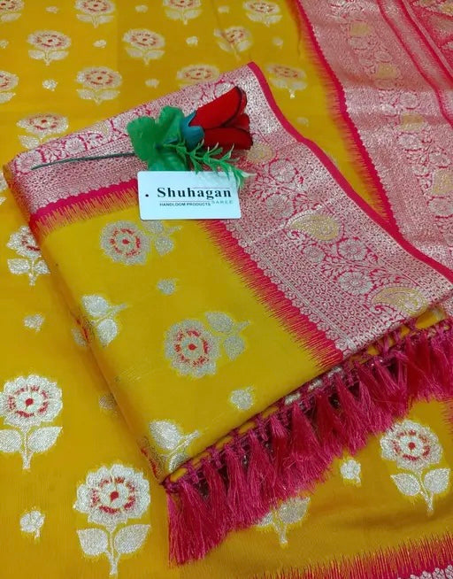 PREIMIUM BANARASI SILK SAREE BEST FOR ALL OCCASSIONS
