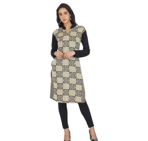 TRENDY WOMENS WOOLEN KURTA