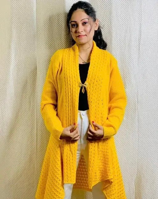 Wear lusso Women 100% Wool Pullover Sweater Regular Fit for Winter Wear | Full Sleeve | Stylish Sweater Crafted with Comfort Fit and Modern Clothing for Winter Wear