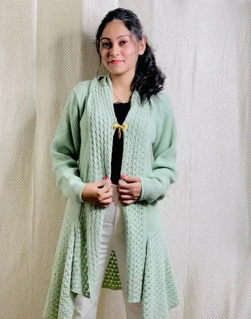 Wear lusso Women 100% Wool Pullover Sweater Regular Fit for Winter Wear | Full Sleeve | Stylish Sweater Crafted with Comfort Fit and Modern Clothing for Winter Wear