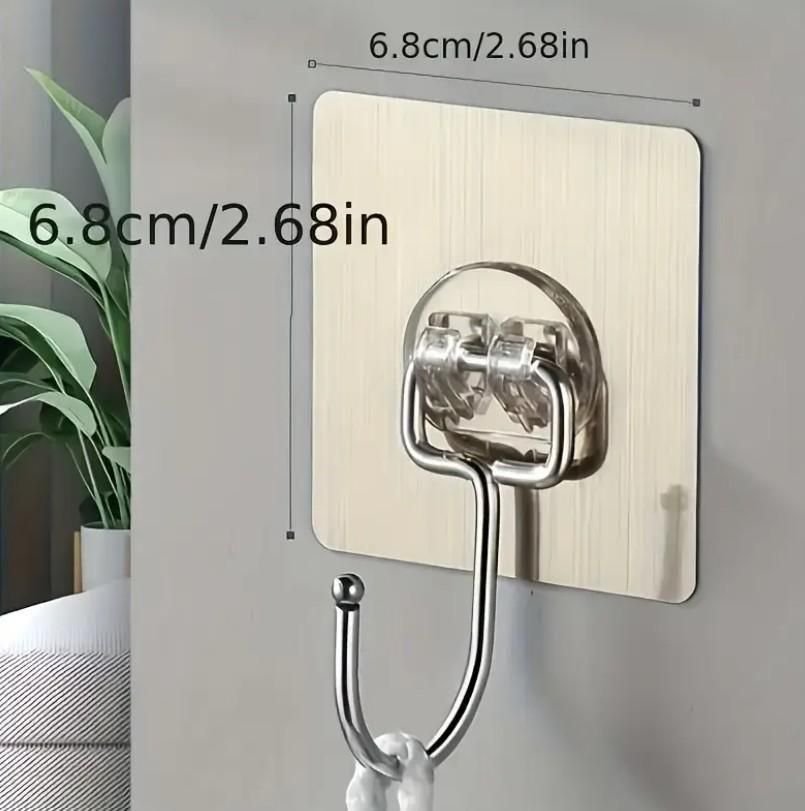 Golden Large Hooks for Hanging (Pack of 10)