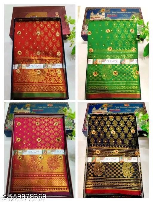 Combo pack of-4 Brocade pattu