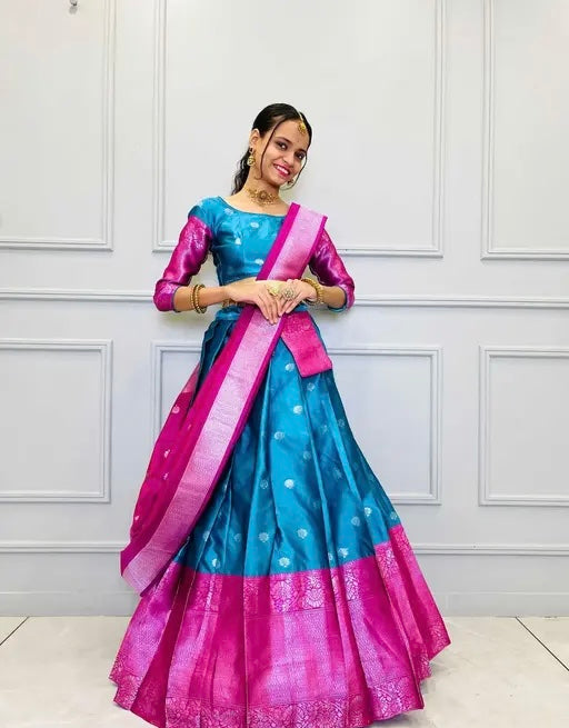 South Indian Style Half Saree