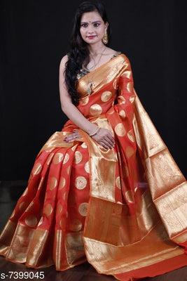 Trendy Banarasi Georgette Silk Women Sarees