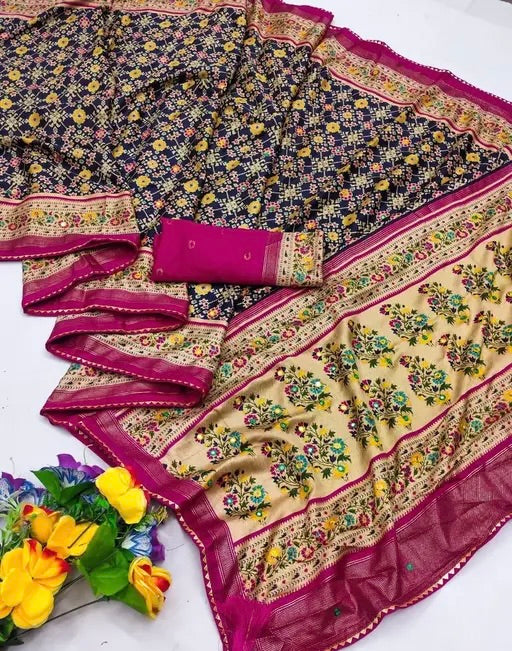 Balaji's Pashmina Patola Printed Saree