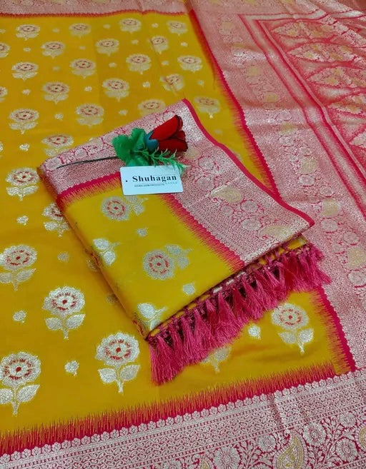 PREIMIUM BANARASI SILK SAREE BEST FOR ALL OCCASSIONS
